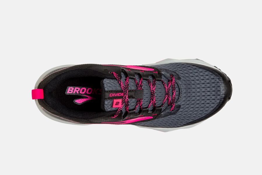 Brooks Israel Divide 2 Trail Running Shoes Womens - Black/Pink - IBE-036745